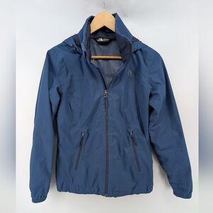 North Face Dryvent Jacket Windbreaker Raincoat Small Blue